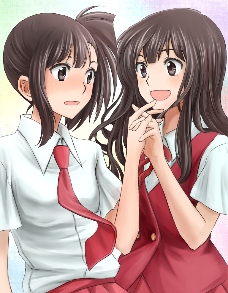sakurazaki setsuna and konoe konoka (mahou sensei negima!) drawn by nip_to_chip