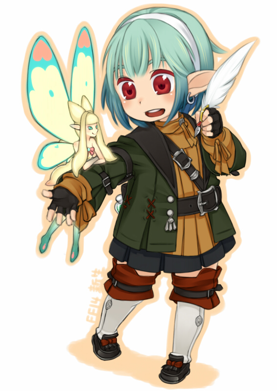warrior of light and eos (final fantasy and 1 more) drawn by kanoko_(maa84769)