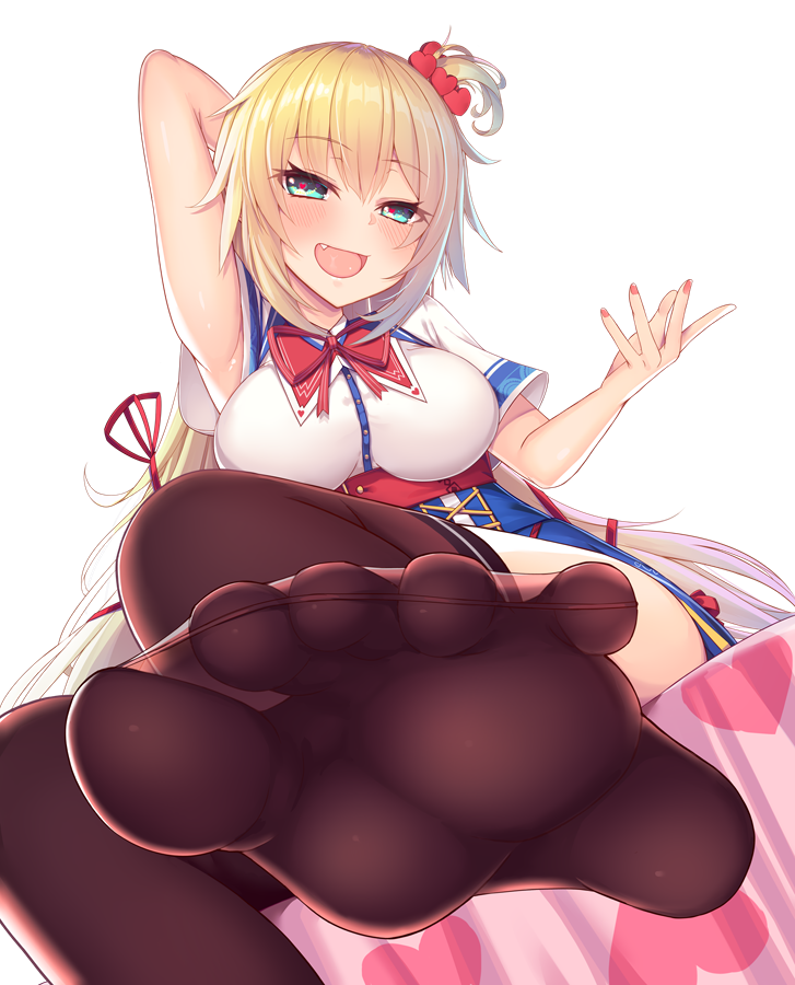 akai haato (hololive and 1 more) drawn by yoshiheihe