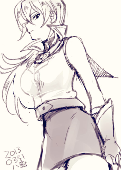 tenjouin asuka (yu-gi-oh! and 1 more) drawn by yamori_(ymrr)