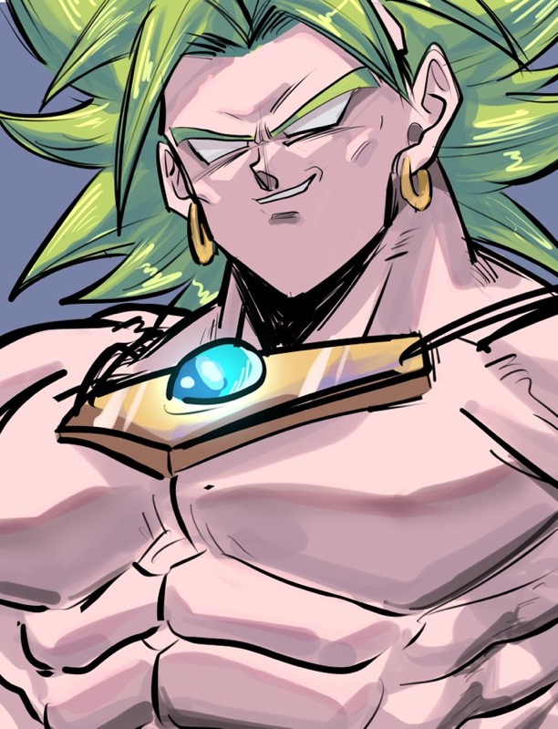 broly (dragon ball and 1 more) drawn by 9302w_(user_wjpg8475)