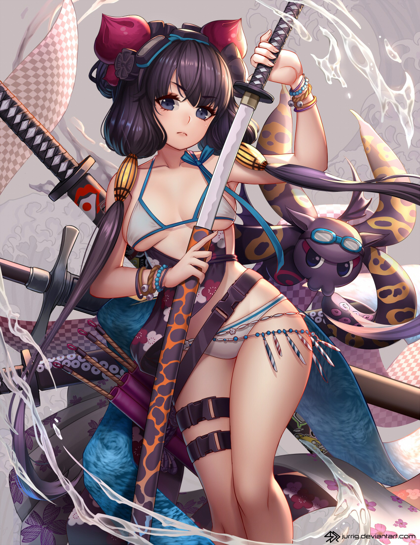 katsushika hokusai and tokitarou (fate and 1 more) drawn by jurrig