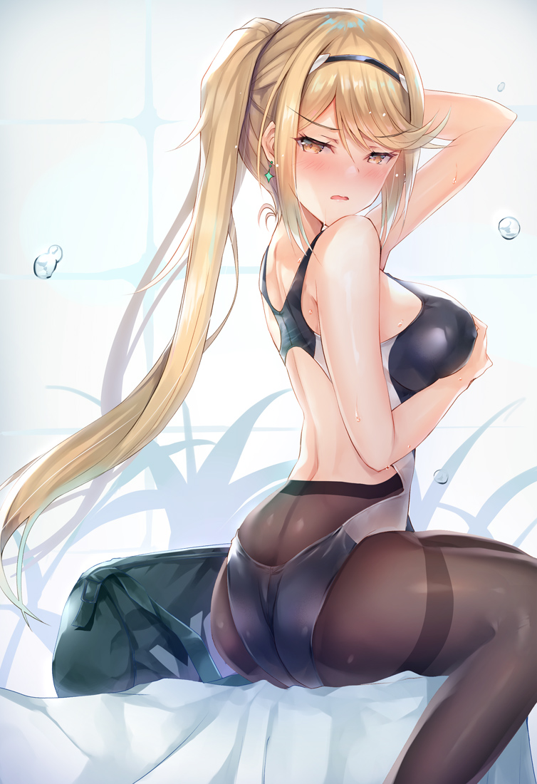 mythra (xenoblade chronicles and 2 more) drawn by inoue_takuya_(tactactak)