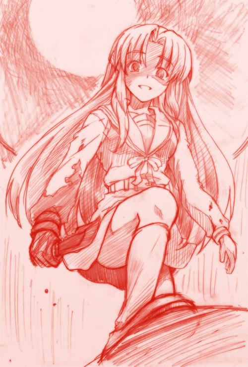asakura ryoko (suzumiya haruhi no yuuutsu and 1 more) drawn by cea_se