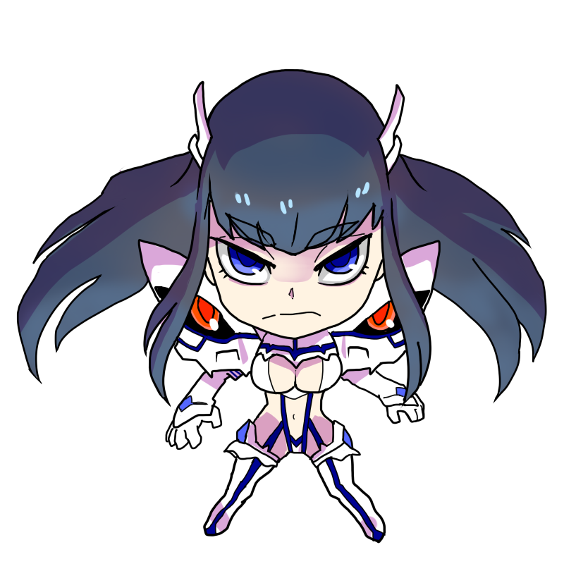 kiryuuin satsuki and junketsu (kill la kill) drawn by uri_(uryu002)