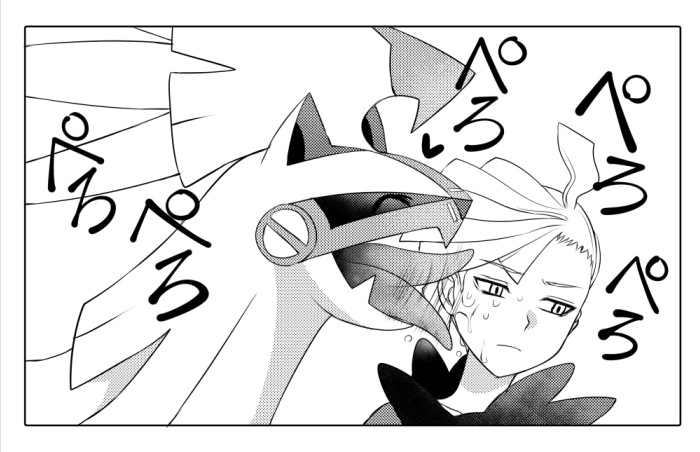 gladion and silvally (pokemon and 1 more) drawn by wadani_hitonori