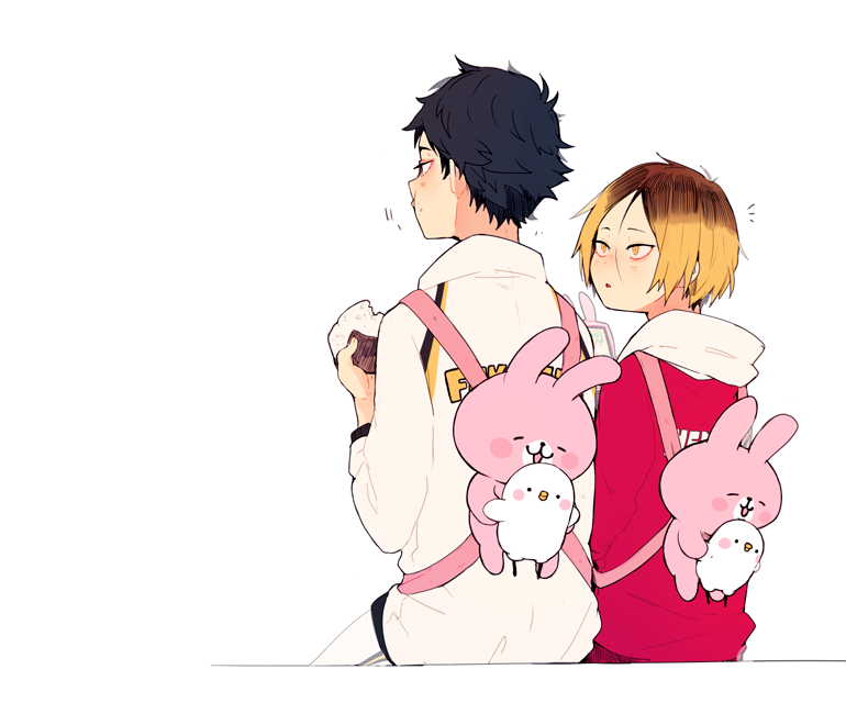 kuroo tetsurou and kozume kenma (haikyuu!!) drawn by shiu_(pika)