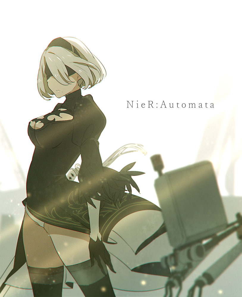 2b and pod (nier and 1 more) drawn by neena_(kusarekinoko)