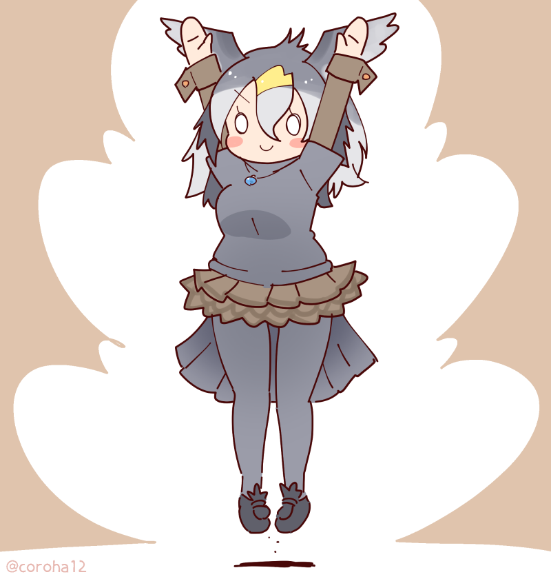 great cormorant (kemono friends and 1 more) drawn by coroha