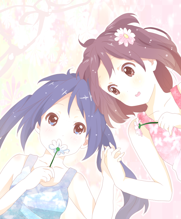 nakano azusa and hirasawa yui (k-on!) drawn by takeno_koko