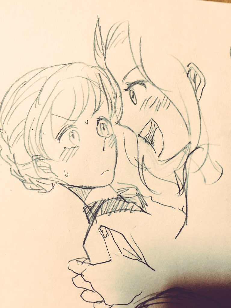 darjeeling and kay (girls und panzer) drawn by joi_kun_(senzai_hiyori)