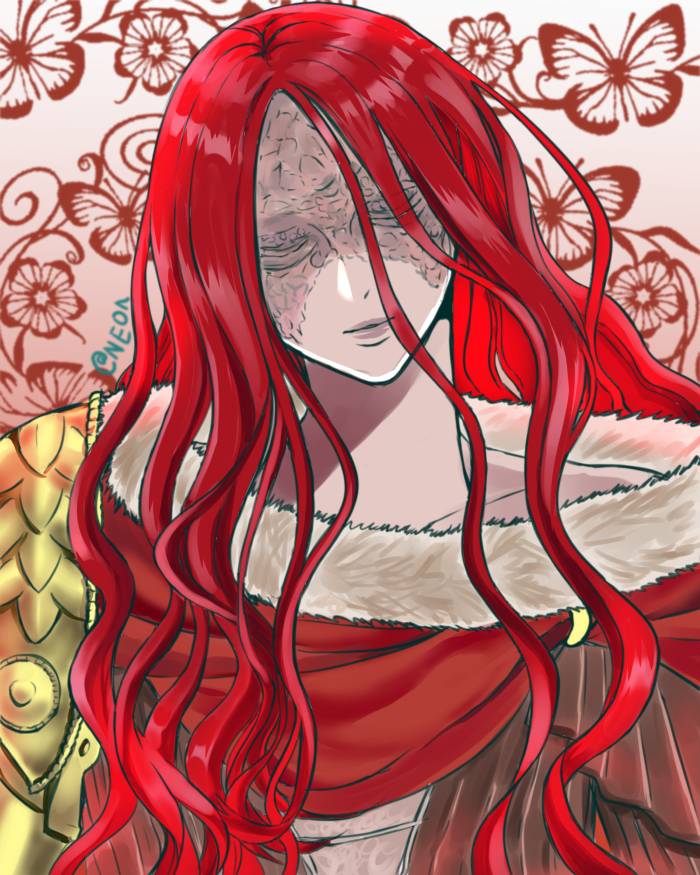 malenia blade of miquella (elden ring) drawn by neon_(y0mari21)