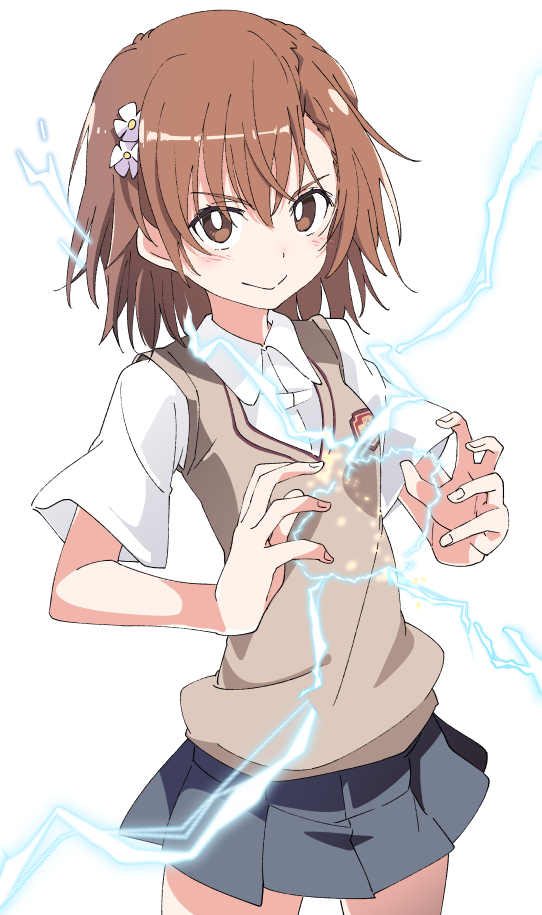 misaka mikoto (toaru majutsu no index and 1 more) drawn by ixy