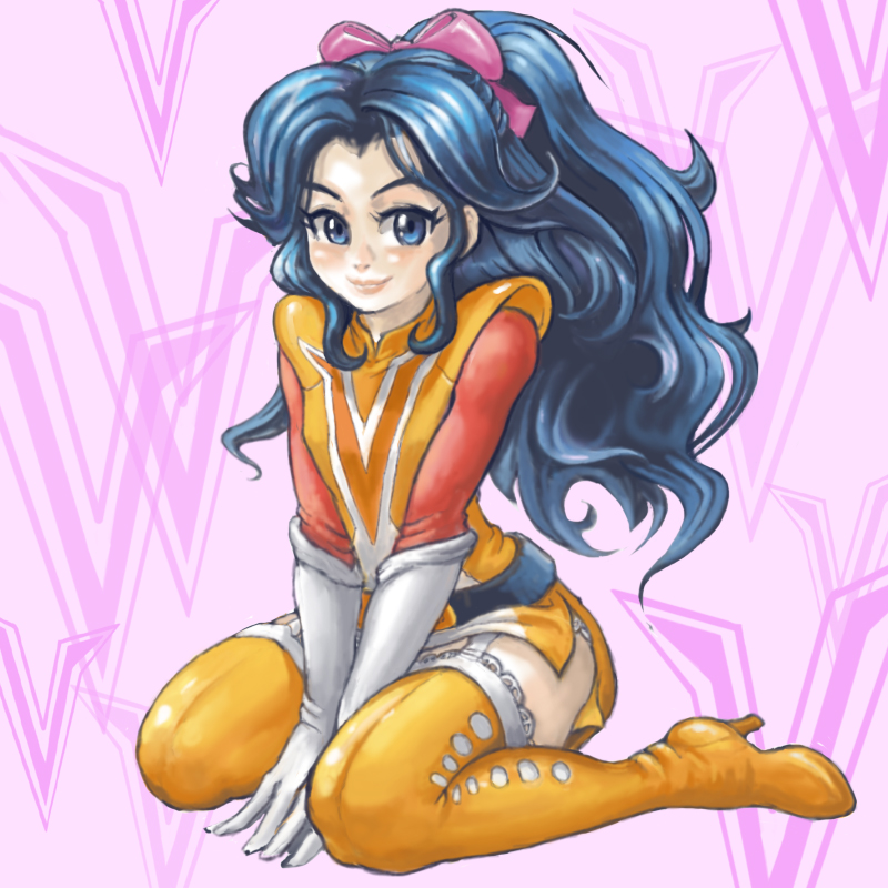 oka megumi (choudenji machine voltes v) drawn by pipipi