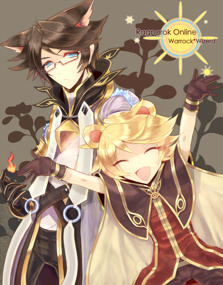 warlock and wizard (ragnarok online) drawn by q_qree