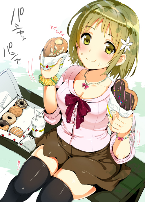 mimura kanako (idolmaster and 1 more) drawn by kojima_saya