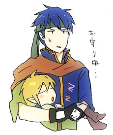 link, ike, and toon link (fire emblem and 3 more)