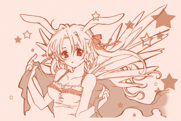 meroko yui (full moon wo sagashite) drawn by tare_(tonikaku_magaru) and umesaki_nao