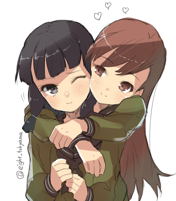 kitakami and ooi (kantai collection) drawn by eight_tohyama