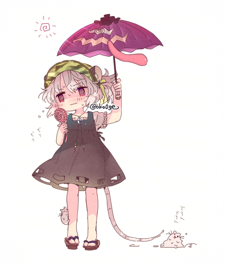 nazrin (touhou) drawn by biyon