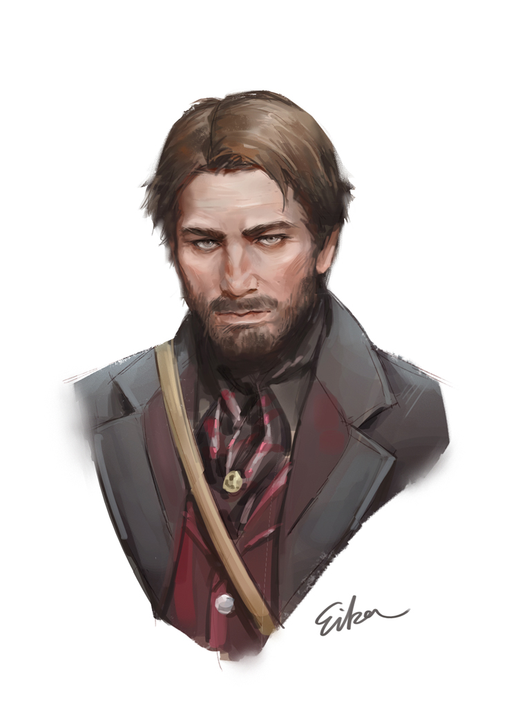 arthur morgan (red dead redemption and 1 more) drawn by eika127