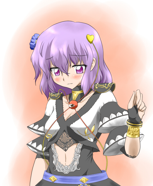 komeiji satori and dancer (touhou and 3 more) drawn by fueiku