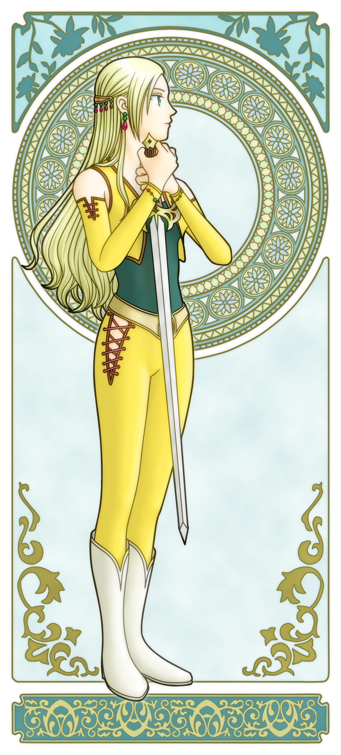 celes chere (final fantasy and 1 more) drawn by chiumei_1110
