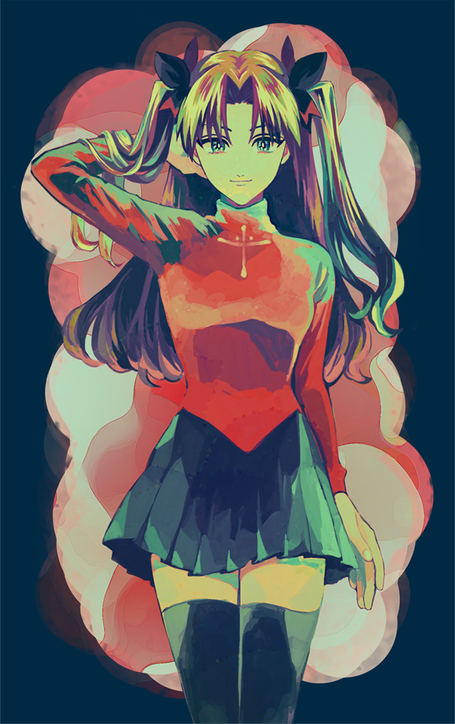 tohsaka rin (fate and 1 more) drawn by sharp911