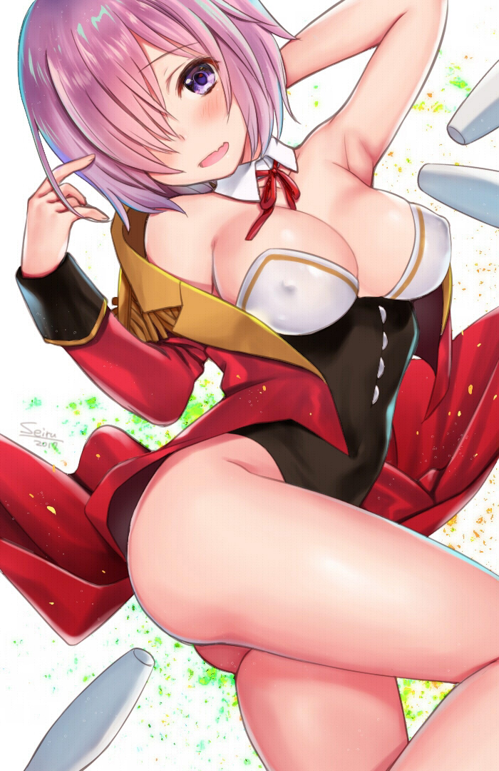 mash kyrielight (fate and 1 more) drawn by seiru_(prairie)