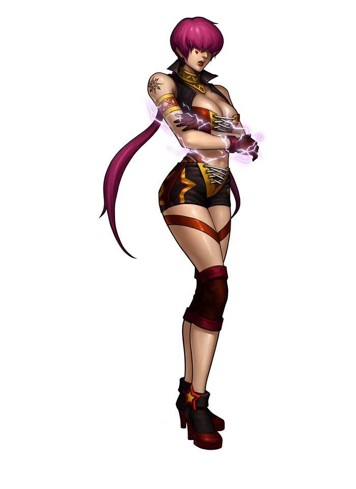 shermie (the king of fighters) drawn by leon_(s-damianvencedor)