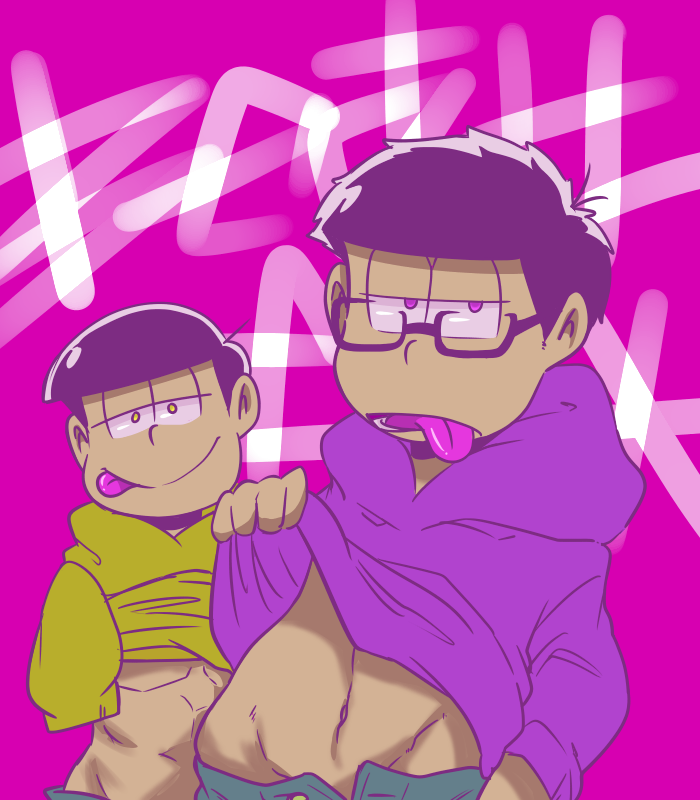 matsuno ichimatsu and matsuno jyushimatsu (osomatsu and 1 more) drawn by dash-i