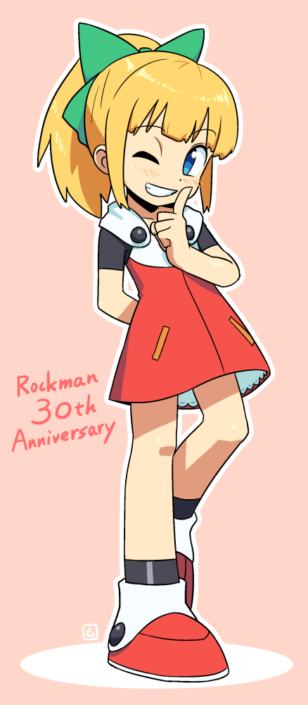 roll (mega man and 1 more) drawn by muu_(mumumer)