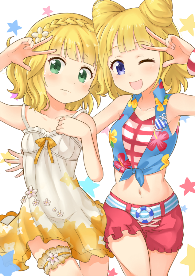 kirima syaro and minami mirei (gochuumon wa usagi desu ka? and 2 more) drawn by ug_(nekonekodou)