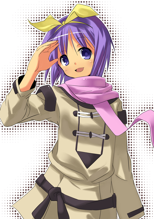 hiiragi tsukasa (lucky star) drawn by amaa_(chou_dennou_jidai)