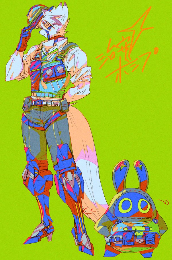 von lycaon and securityboo (zenless zone zero) drawn by mizu_cx