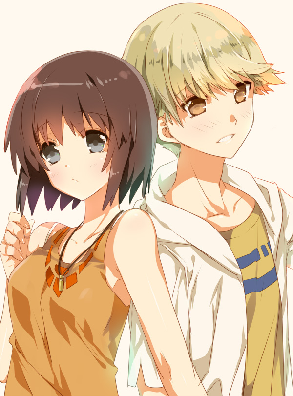nishio rina and kaburagi sui (soukyuu no fafner) drawn by ootani_mikoto