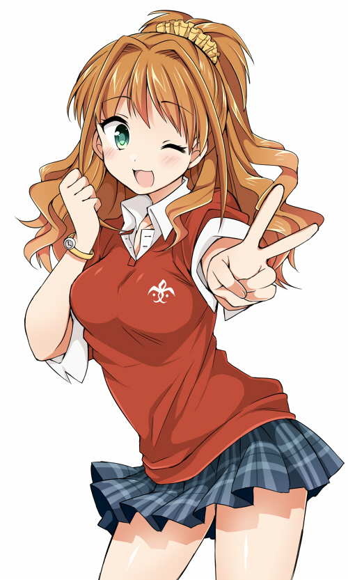 hino akane (idolmaster and 1 more) drawn by tsukudani_norio