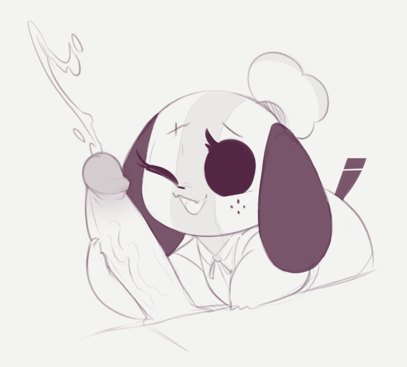 isabelle and switch dog (animal crossing and 1 more) drawn by kekitopu
