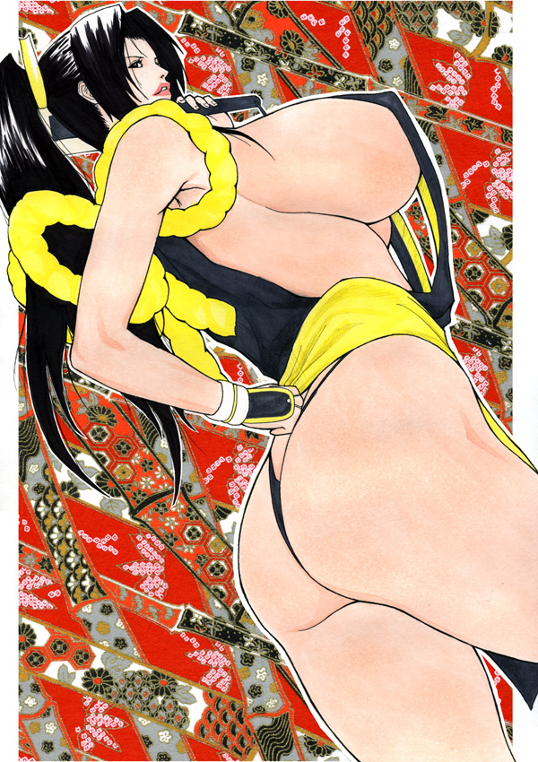 shiranui mai (the king of fighters and 1 more) drawn by you_(fuoriclasse)