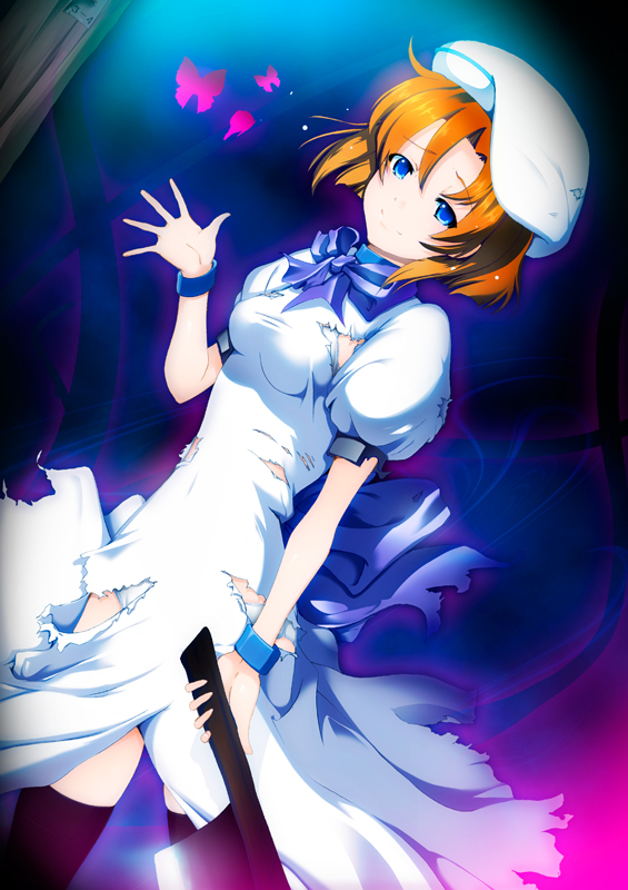 ryuuguu rena (higurashi no naku koro ni) drawn by halcyon