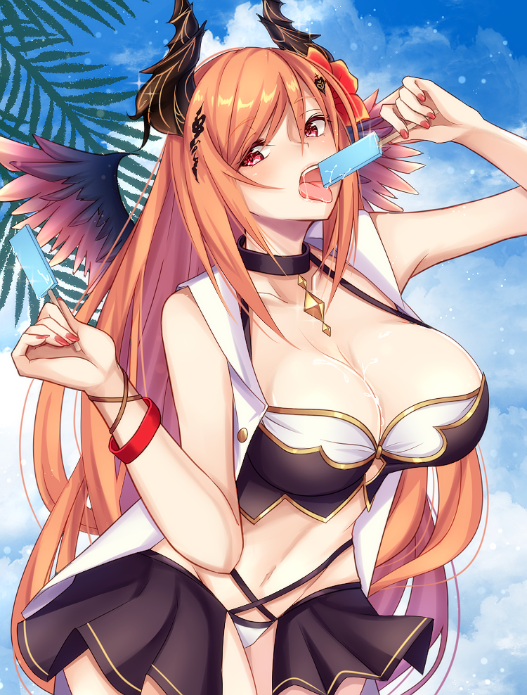 dark angel olivia and olivia (granblue fantasy) drawn by kirbyffcc