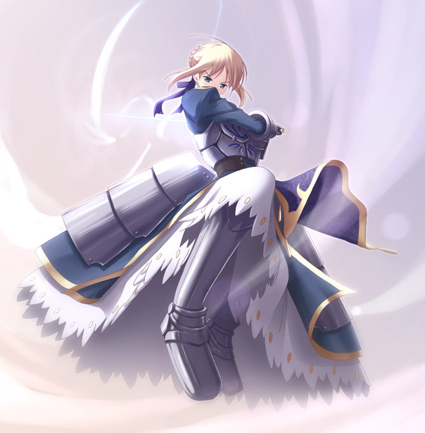 artoria pendragon and saber (fate and 1 more)