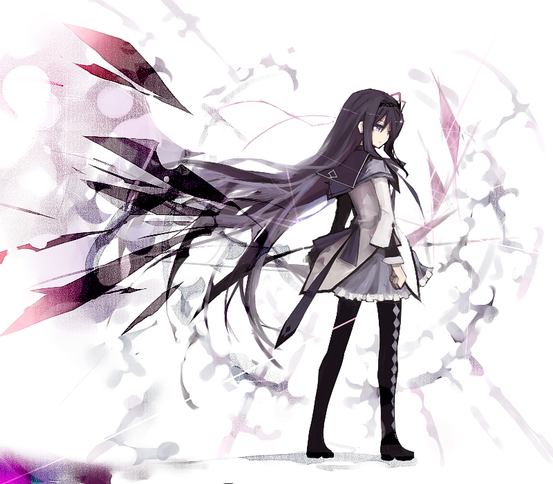 akemi homura (mahou shoujo madoka magica) drawn by shima_h