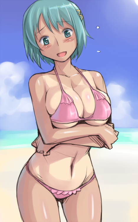 miki sayaka (mahou shoujo madoka magica) drawn by tsuda_nanafushi