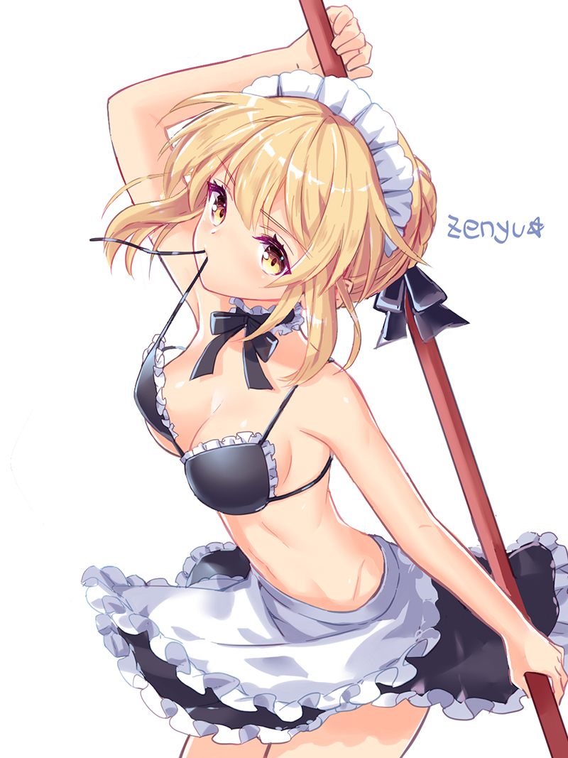 artoria pendragon and saber alter (fate and 1 more) drawn by zenyu