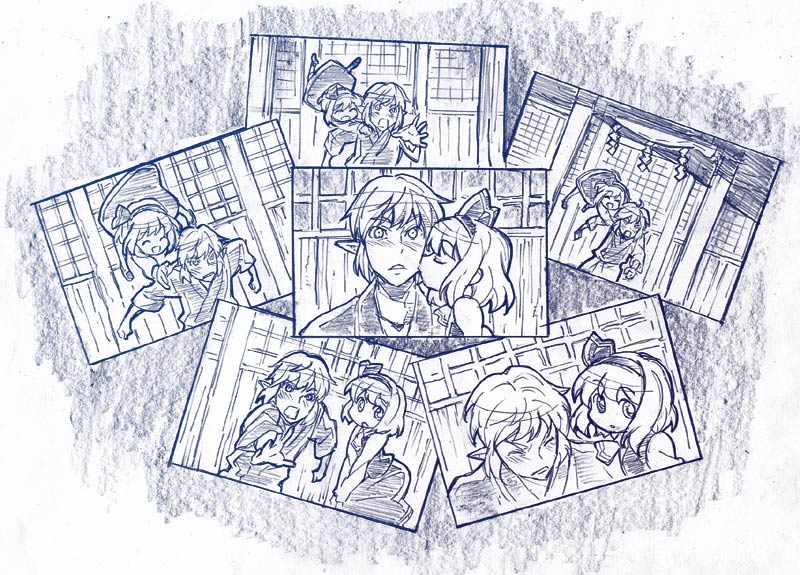 rumia and buront (touhou and 1 more) drawn by sakino_shingetsu