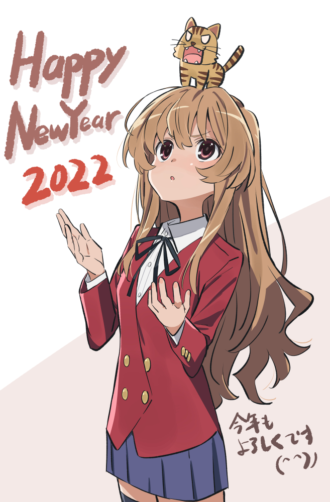 aisaka taiga and palmtop tiger (toradora!) drawn by yamaguchi_satoshi