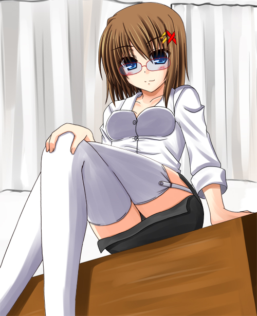 yagami hayate (lyrical nanoha and 2 more) drawn by lask