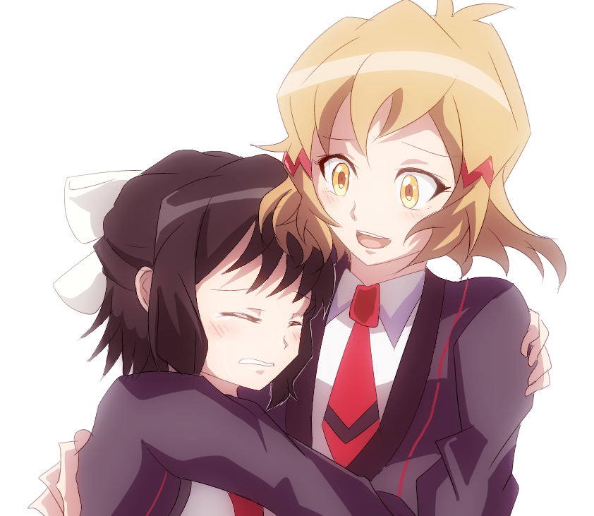 tachibana hibiki and kohinata miku (senki zesshou symphogear) drawn by rem_(eyes_410)