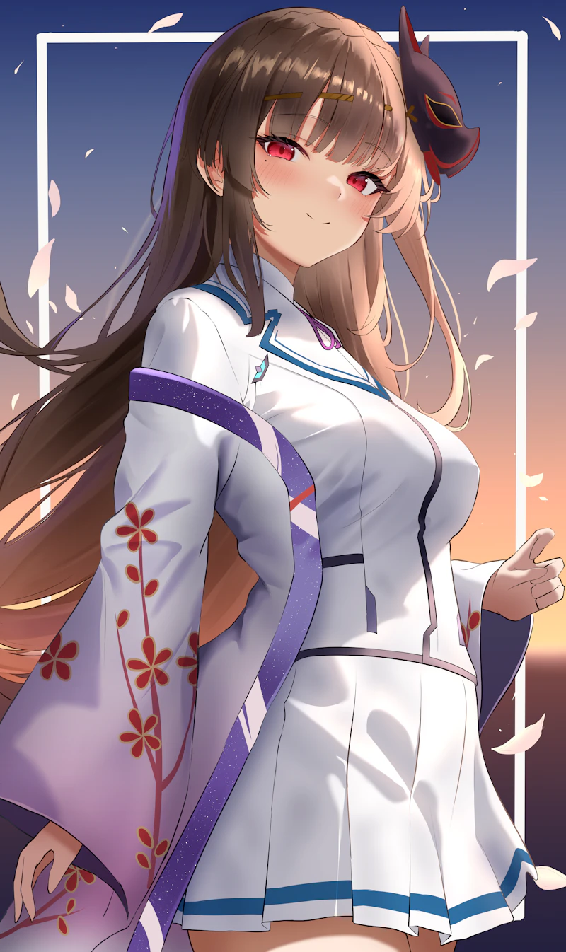 kiryuu miya (heaven burns red) drawn by hirahiragi_(h1rqg1)